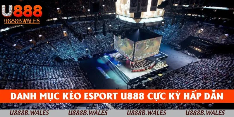 Danh mục kèo esport U888 hấp dẫn cho thành viên