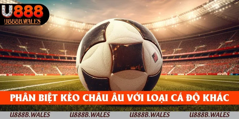 Kèo Châu Âu U888 – Soi Kèo Dễ Dàng Cho Tân Binh 4 Phân biệt kèo châu Âu với các loại hình cá độ khác